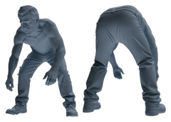 Detail view of MRY-SFW LYTR899 Workwear Worker Man Modern Model 4 pcs Model