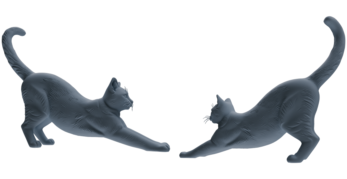 Detail view of MRY-SFW LYTR844 Cat Pose Model 4 pcs Miniature Car Diorama Figures Scene Props Accessories Resin Model