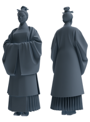 Detail view of MRY-SFW LYTR859 Ming Dynasty Clothing Woman Figure Modern Model 3 pcs Miniature Car Diorama Figures Scene Props Accessories Resin Model