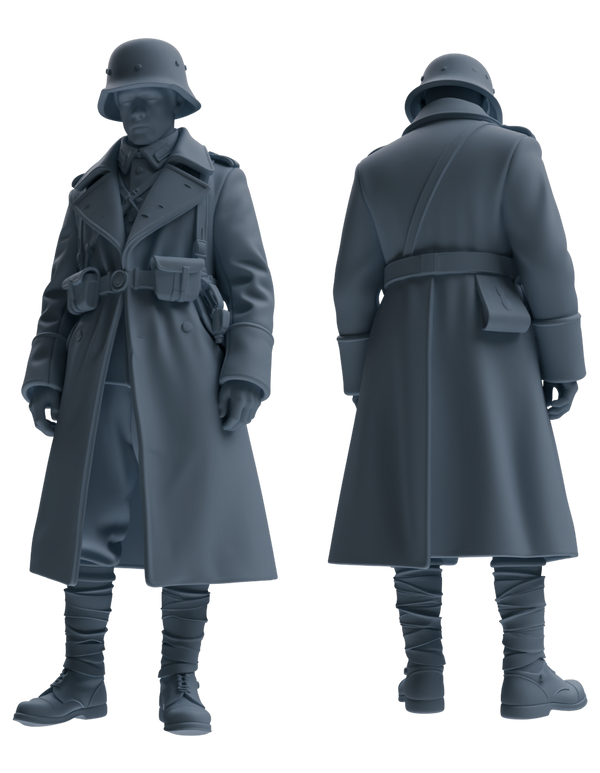 MRY-SFW SSTR181 Miniatures Soldier Model Kit Combat Soldier Pose Modern Model 6 pcs