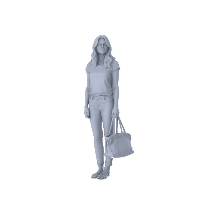 Detail view of MRY-SFW LYTR549 Modern Street Casual People Daily Group of 6 Miniature Car Diorama Figures Scene Props Accessories Resin Model