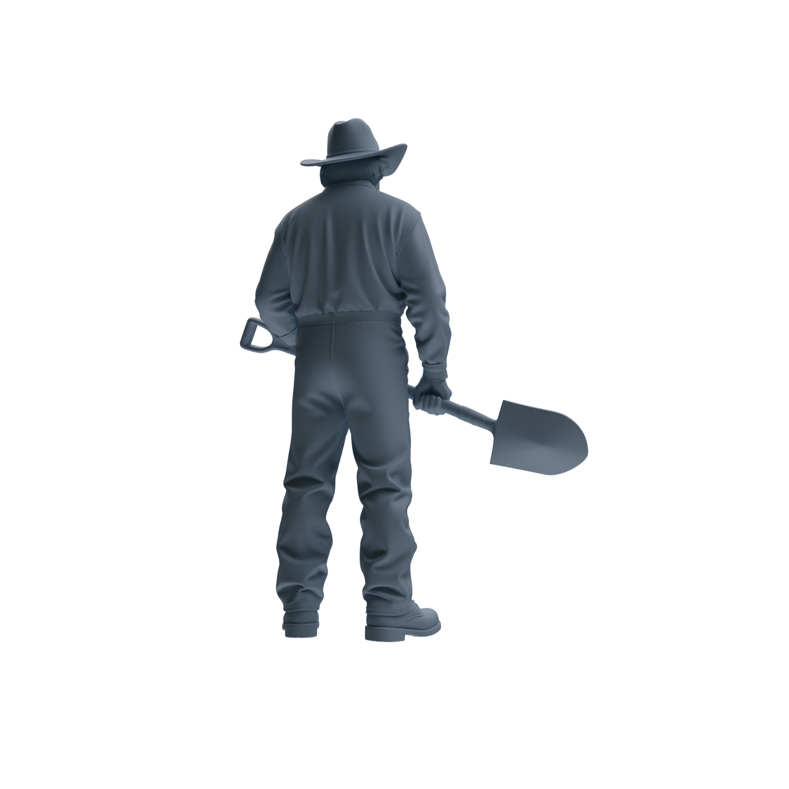 Detail view of MRY-SFW LYTR922 Farm Cowboy Worker Multi-pose Modern Model 3 pcs Model