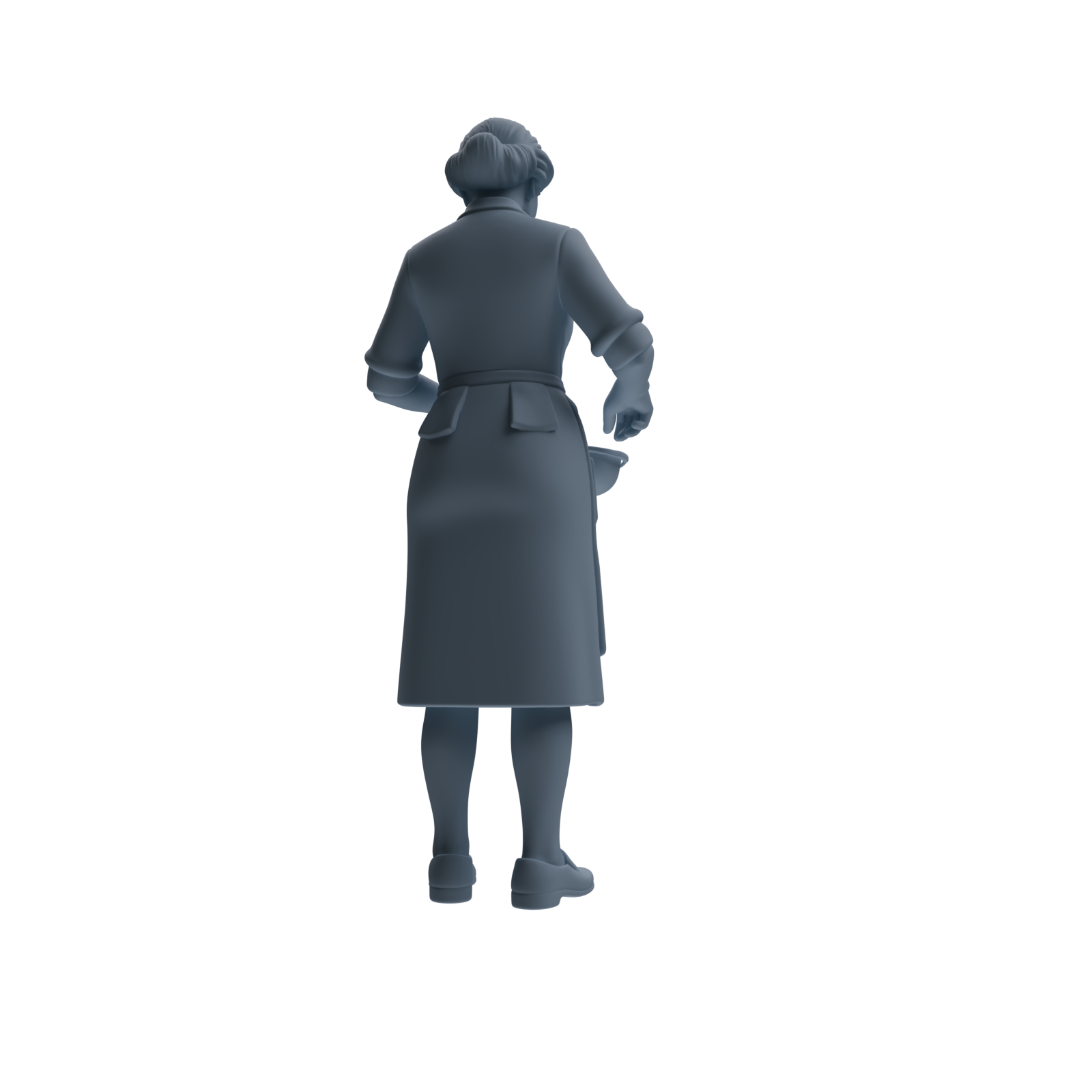 Detail view of MRY-SFW LYTR923 Cooking Woman Multi-pose Modern Model 3 pcs Model