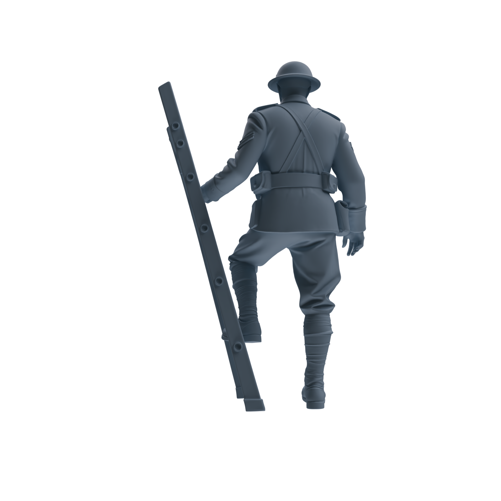 MRY-SFW SSTR177 Miniatures Soldier Model Kit Combat Engineer Soldier Modern Model 6 pcs
