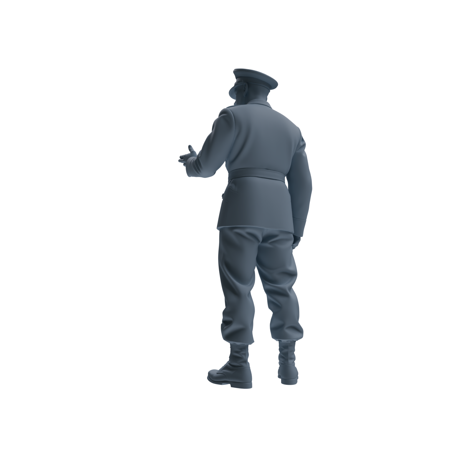 MRY-SFW SSTR184 Miniatures Soldier Model Kit Command Soldier Pose Modern Model 3 pcs