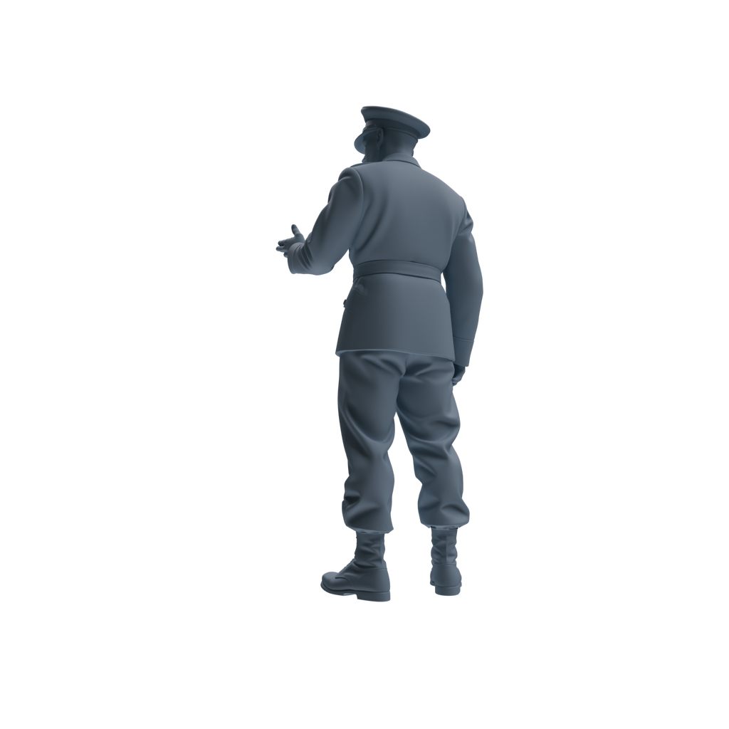 MRY-SFW SSTR184 Miniatures Soldier Model Kit Command Soldier Pose Modern Model 3 pcs