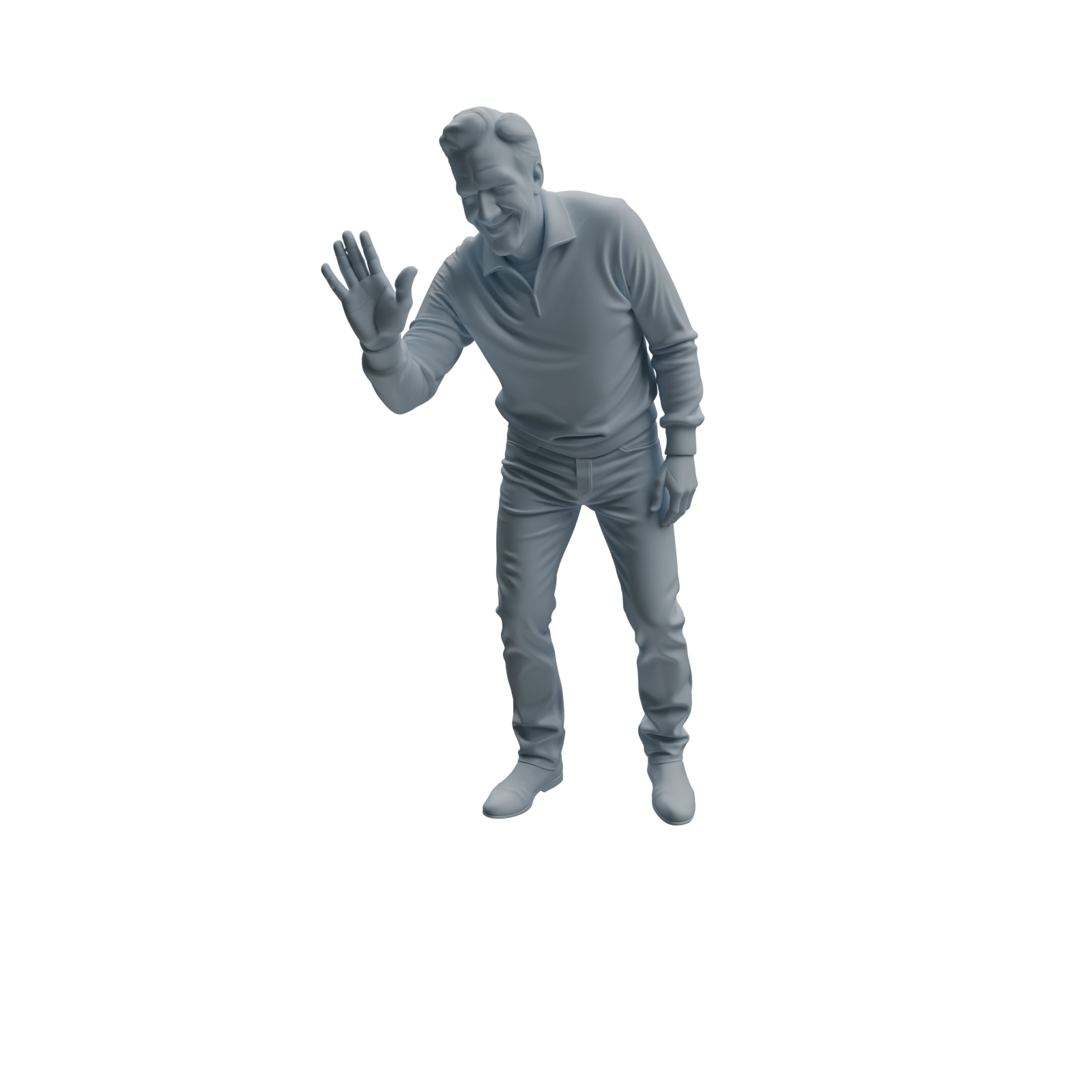 Detail view of MRY-SFW LYTR991 Urban Commuter Man Character Modern Model 3 pcs Model
