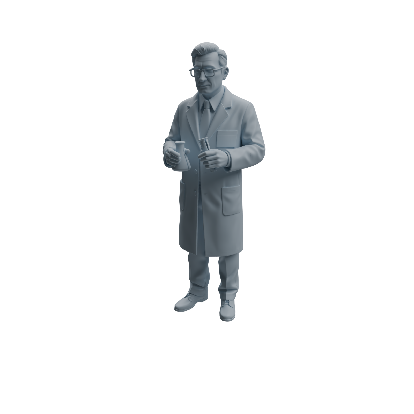 Detail view of MRY-SFW LYTR964 Lab Instructor Teacher Character Modern Model 4 pcs Model