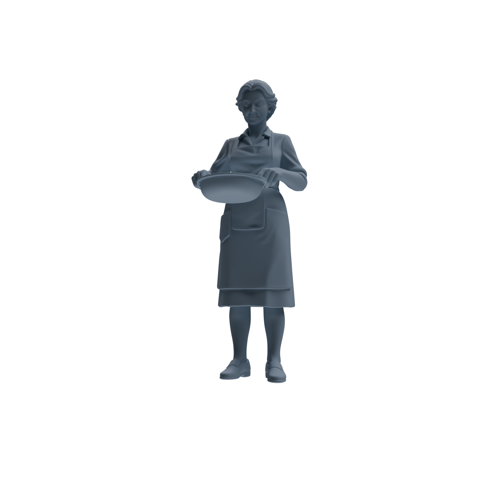 Detail view of MRY-SFW LYTR923 Cooking Woman Multi-pose Modern Model 3 pcs Model