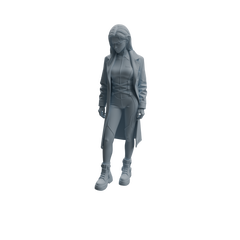 Detail view of MRY-SFW LYTR1005 Female Doctor in Different Poses Character Modern Model 3 pcs Model