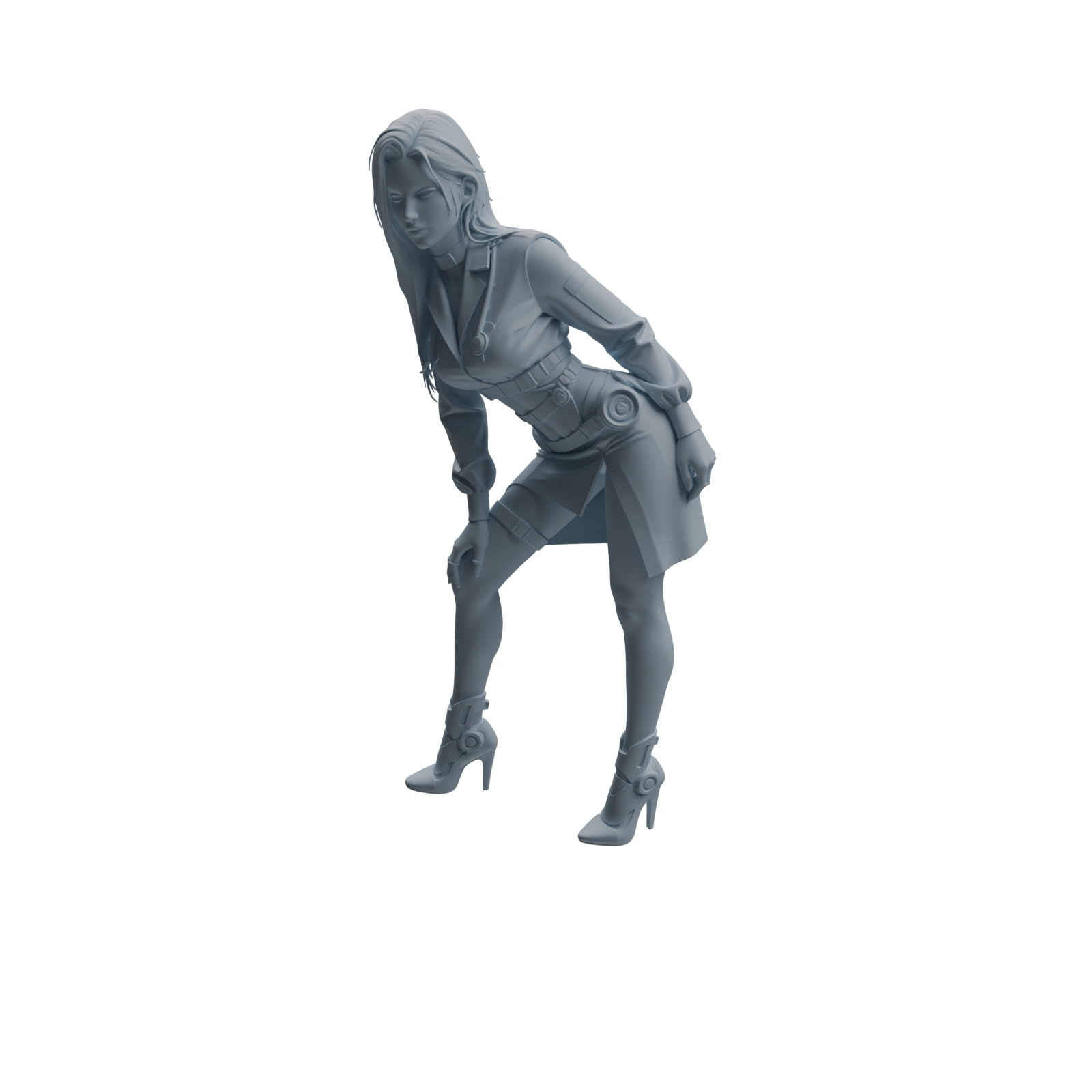 Detail view of MRY-SFW LYTR998 Doctor Theme Character Modern Model 4 pcs Model