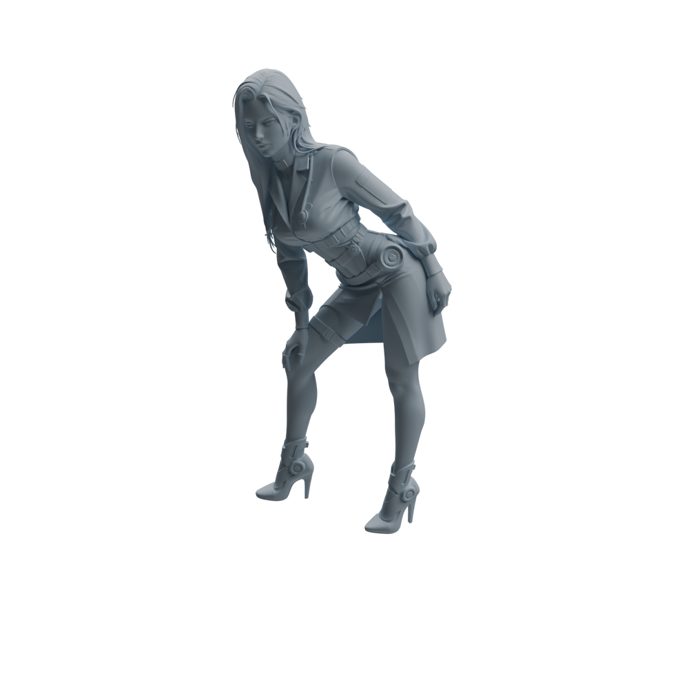 Detail view of MRY-SFW LYTR998 Doctor Theme Character Modern Model 4 pcs Model