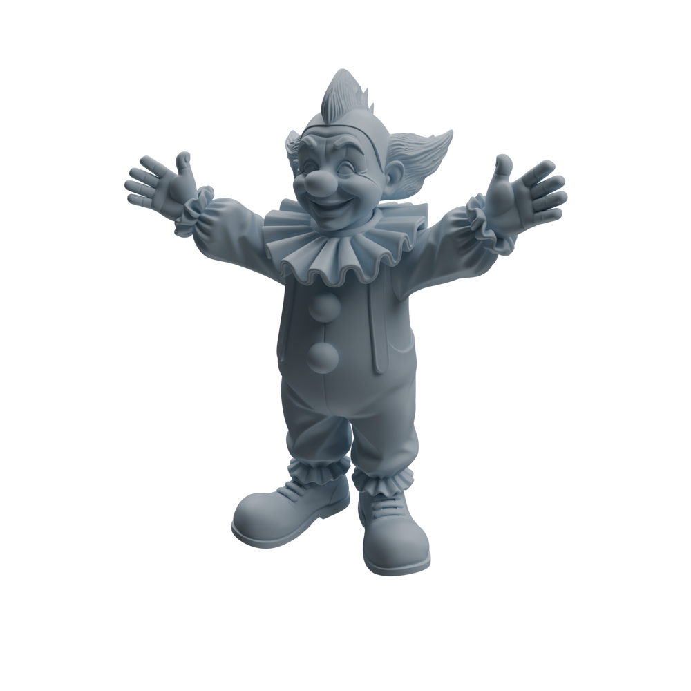 Detail view of MRY-SFW LYTR1055 Carnival Clown Style Character Modern Model 4 pcs Model