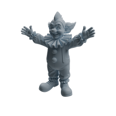 Detail view of MRY-SFW LYTR1055 Carnival Clown Style Character Modern Model 4 pcs Model