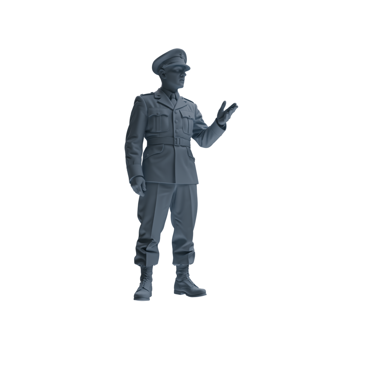 MRY-SFW SSTR184 Miniatures Soldier Model Kit Command Soldier Pose Modern Model 3 pcs — detail view 9