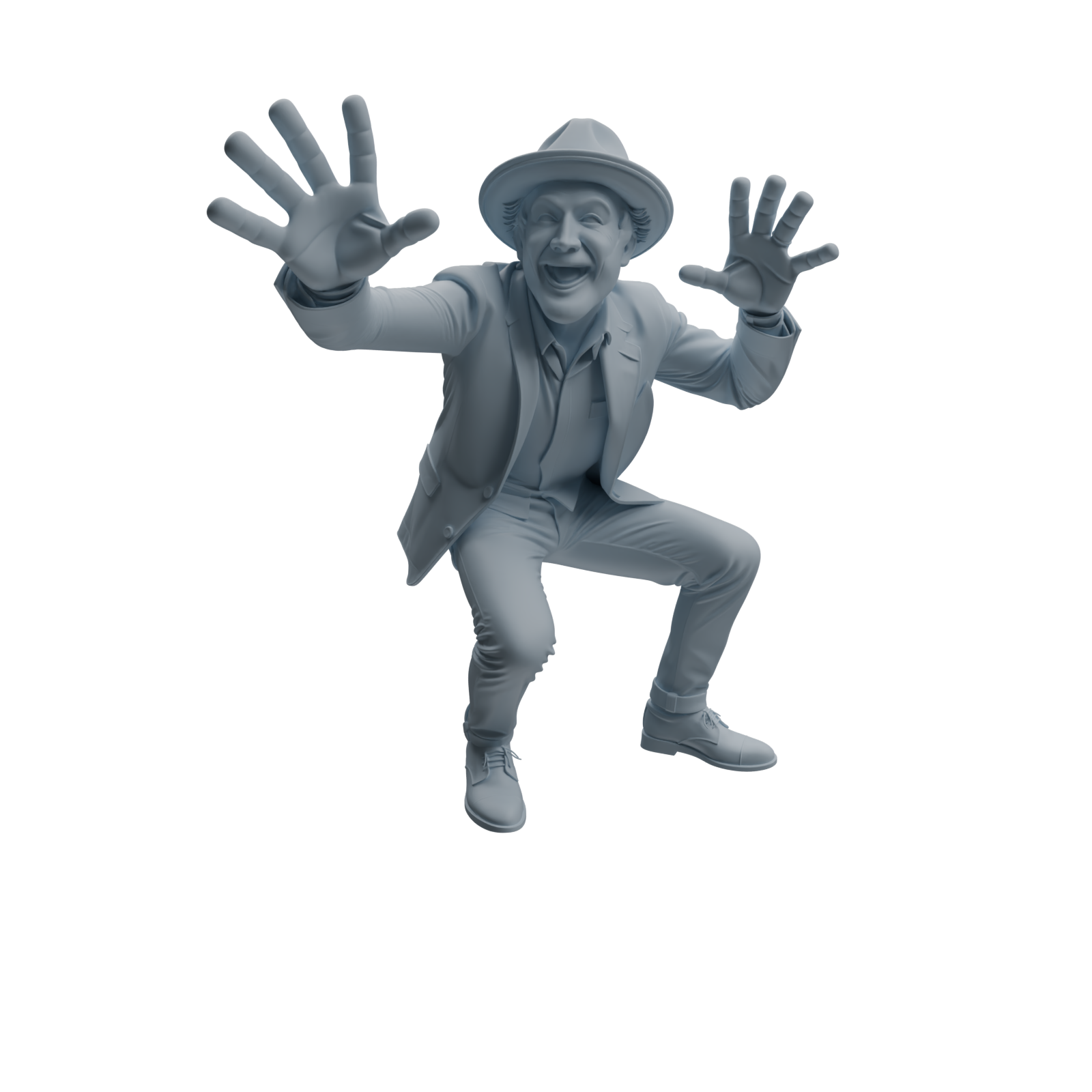 Detail view of MRY-SFW LYTR1033 Joyful Interactive Male Character Modern Model 3 pcs Model