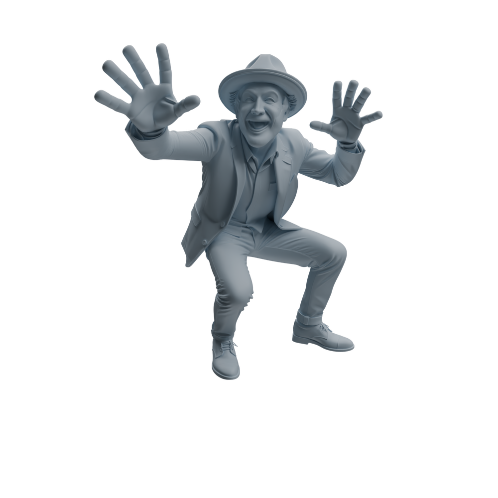 Detail view of MRY-SFW LYTR1033 Joyful Interactive Male Character Modern Model 3 pcs Model