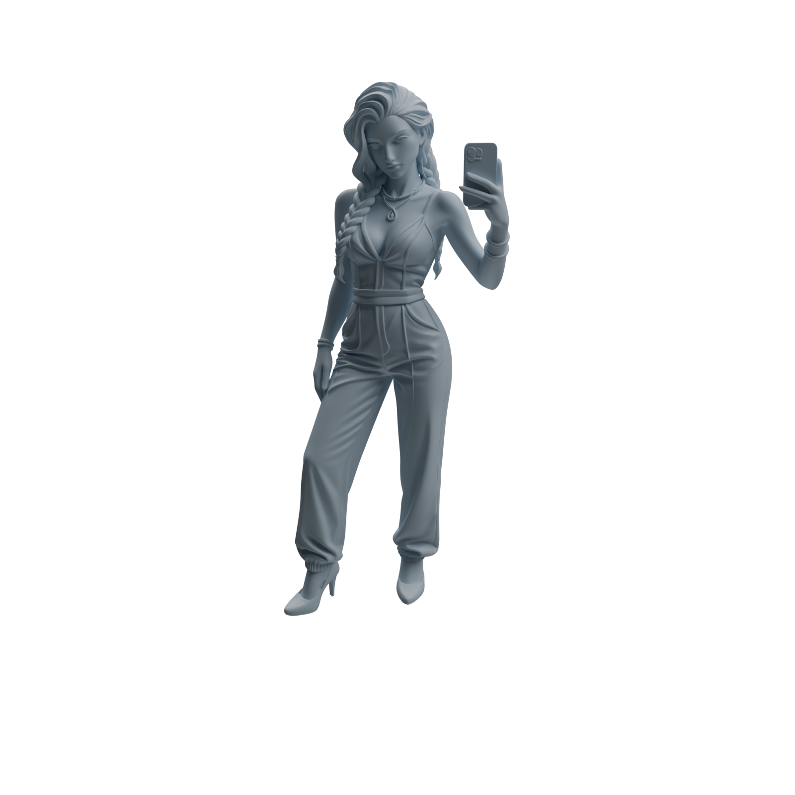 Detail view of MRY-SFW LYTR942 Selfie Woman Character Modern Model 4 pcs Model