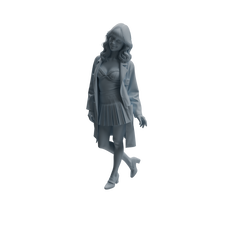 Detail view of MRY-SFW LYTR1001 Stylish Female Doctor Character Modern Model 3 pcs Model