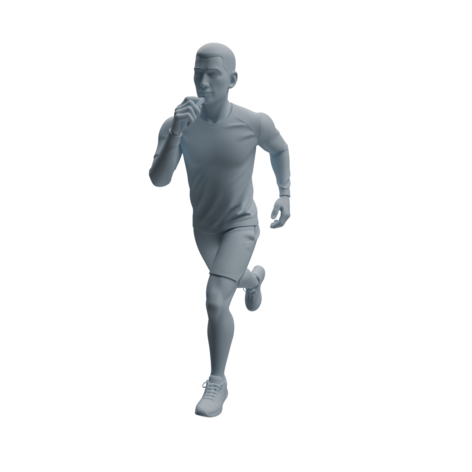 Detail view of MRY-SFW LYTR969 Ball-Sports PE Teacher Character Modern Model 4 pcs Model