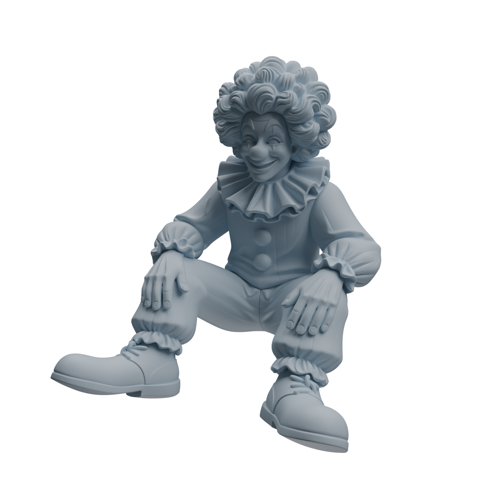 Detail view of MRY-SFW LYTR1054 Clown Character Modern Model 4 pcs Model