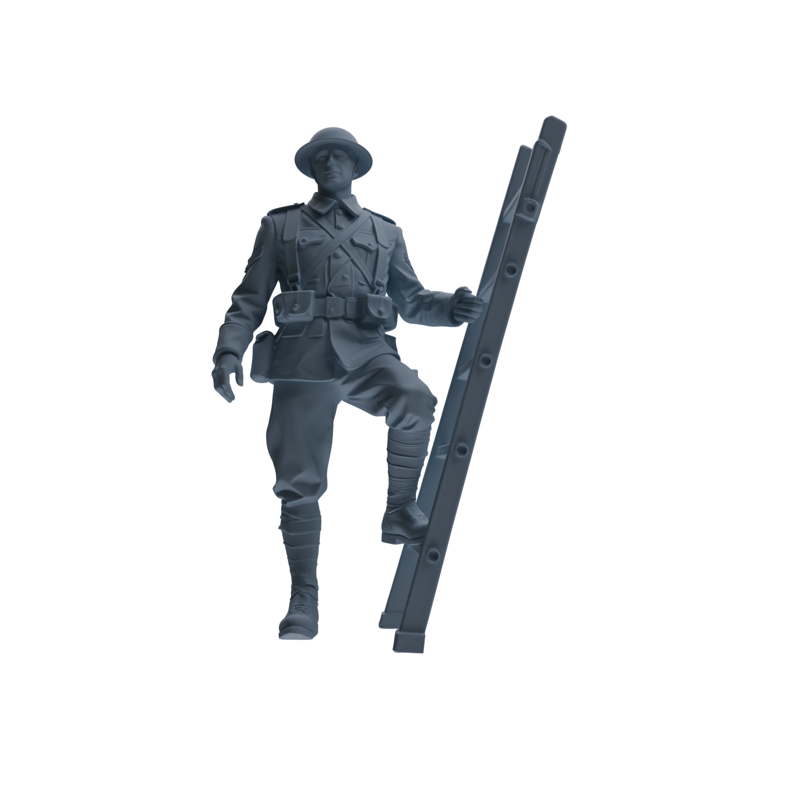 MRY-SFW SSTR177 Miniatures Soldier Model Kit Combat Engineer Soldier Modern Model 6 pcs