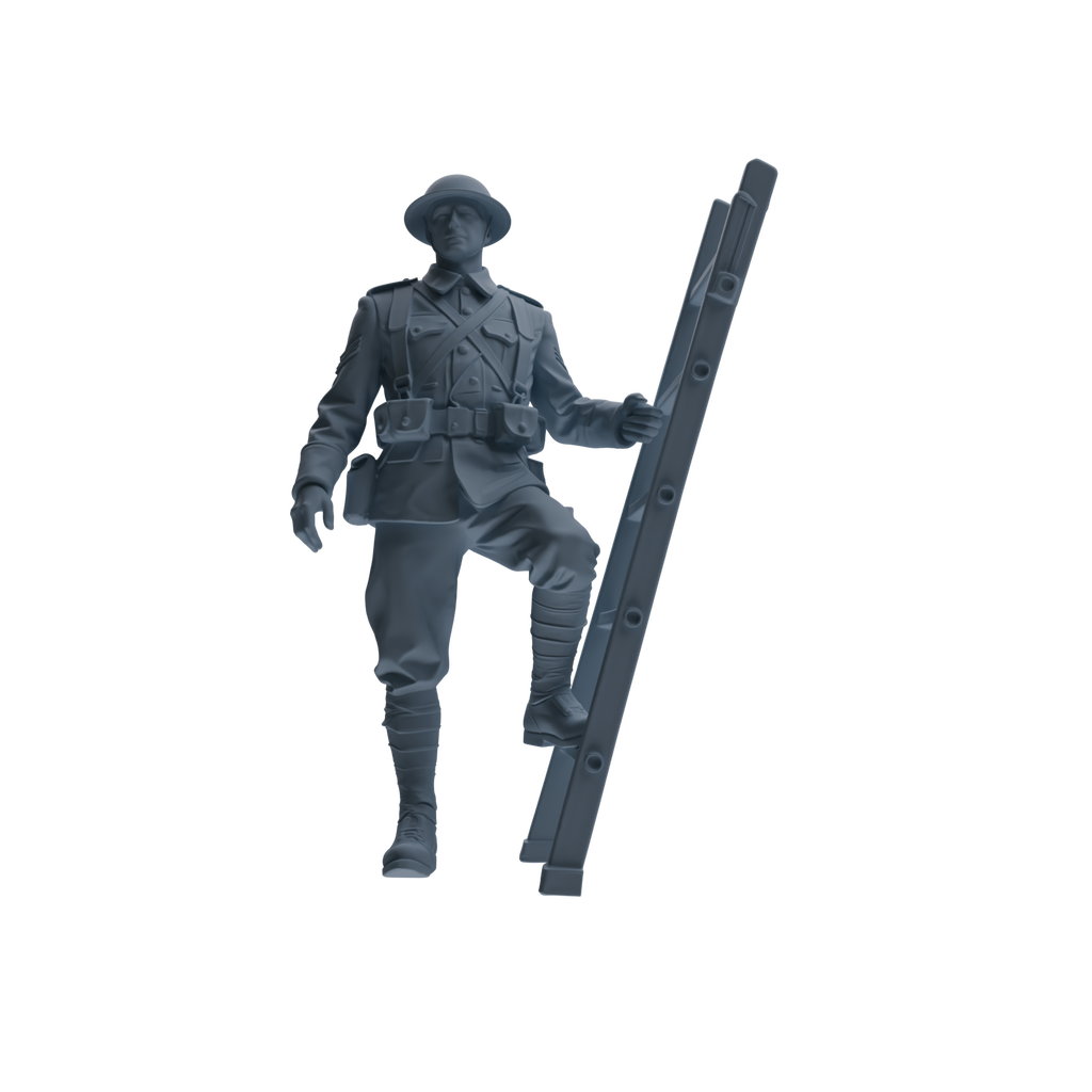 MRY-SFW SSTR177 Miniatures Soldier Model Kit Combat Engineer Soldier Modern Model 6 pcs