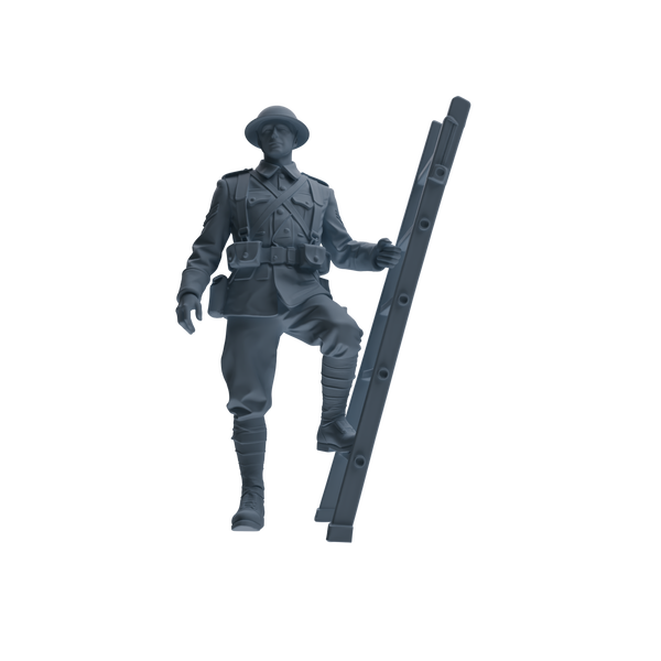 MRY-SFW SSTR177 Miniatures Soldier Model Kit Combat Engineer Soldier Modern Model 6 pcs