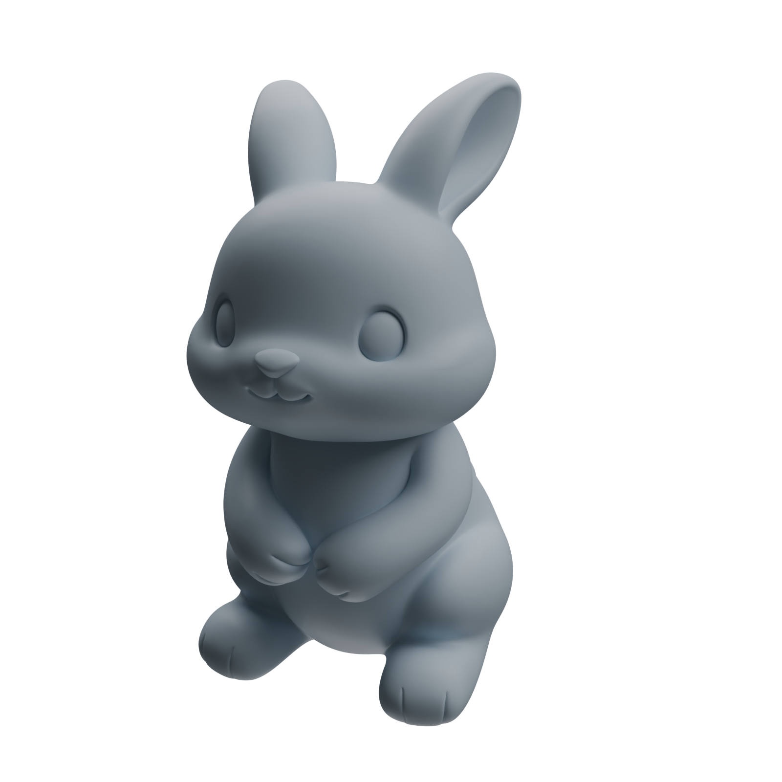 Detail view of MRY-SFW LYTR1047 Cartoon Rabbit Animal Modern Model 4 pcs Model