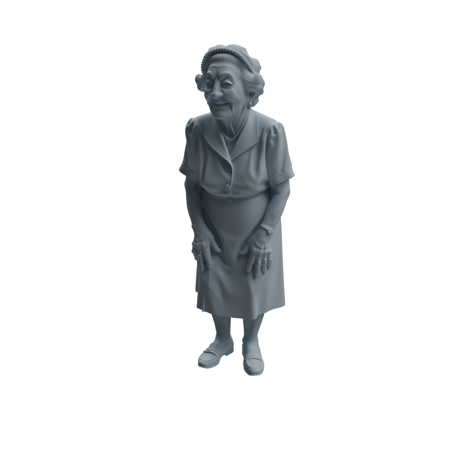 Detail view of MRY-SFW LYTR1038 Daily Interactive Elderly Character Modern Model 4 pcs Model