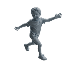 Detail view of MRY-SFW LYTR1034 Joyful Kids Character Modern Model 4 pcs Model