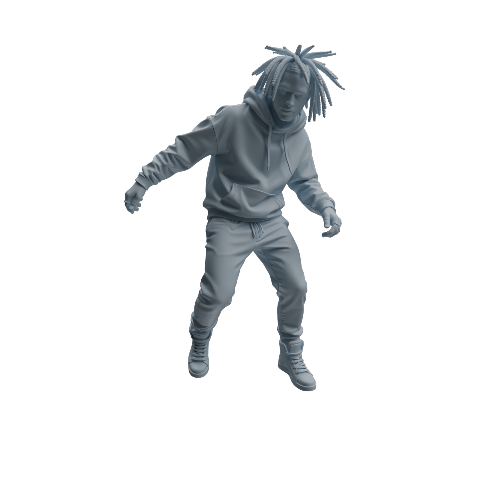 Detail view of MRY-SFW LYTR927 Nightclub Dancer Man Character Modern Model 4 pcs Model