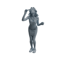 Detail view of MRY-SFW LYTR1042 Joyful Interactive Female Character Modern Model 4 pcs Model