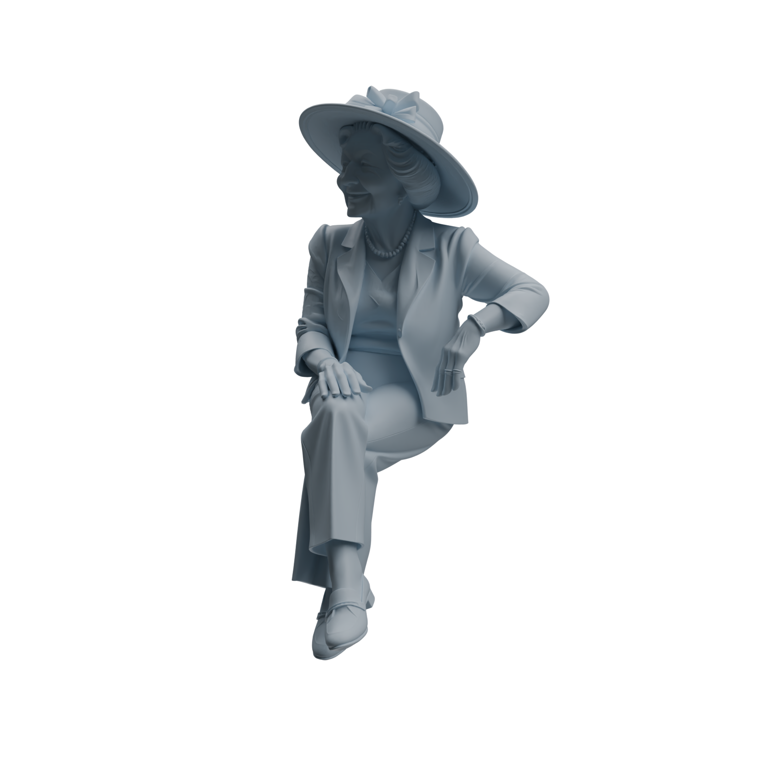 Detail view of MRY-SFW LYTR1037 Joyful Interactive Elderly Character Modern Model 4 pcs Model