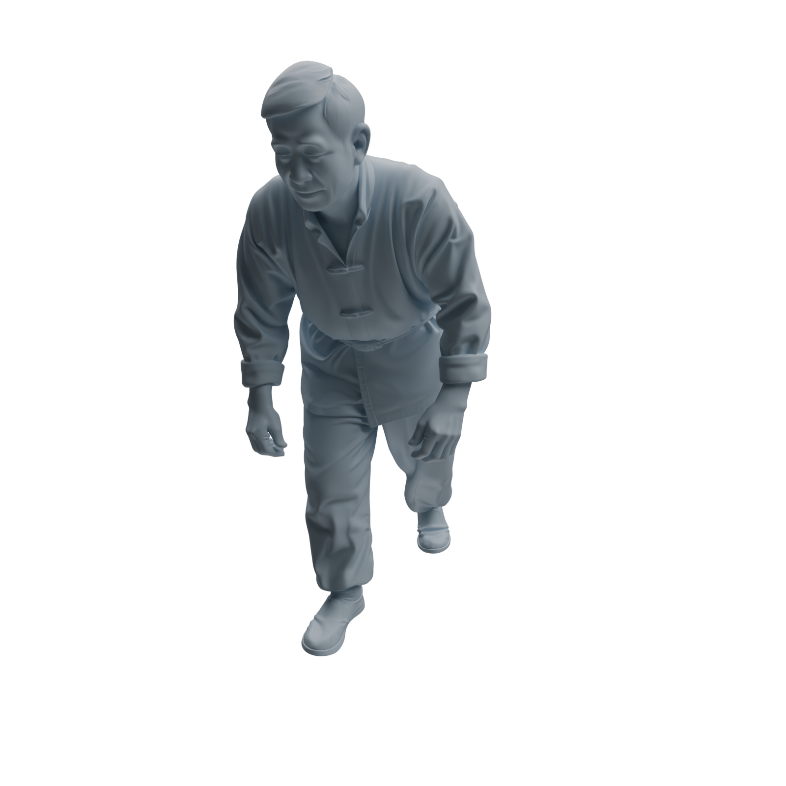 Detail view of MRY-SFW LYTR997 Market Vendor Character Modern Model 4 pcs Model