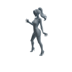 Detail view of MRY-SFW LYTR929 Nightclub Dancer Woman Character Modern Model 4 pcs Model