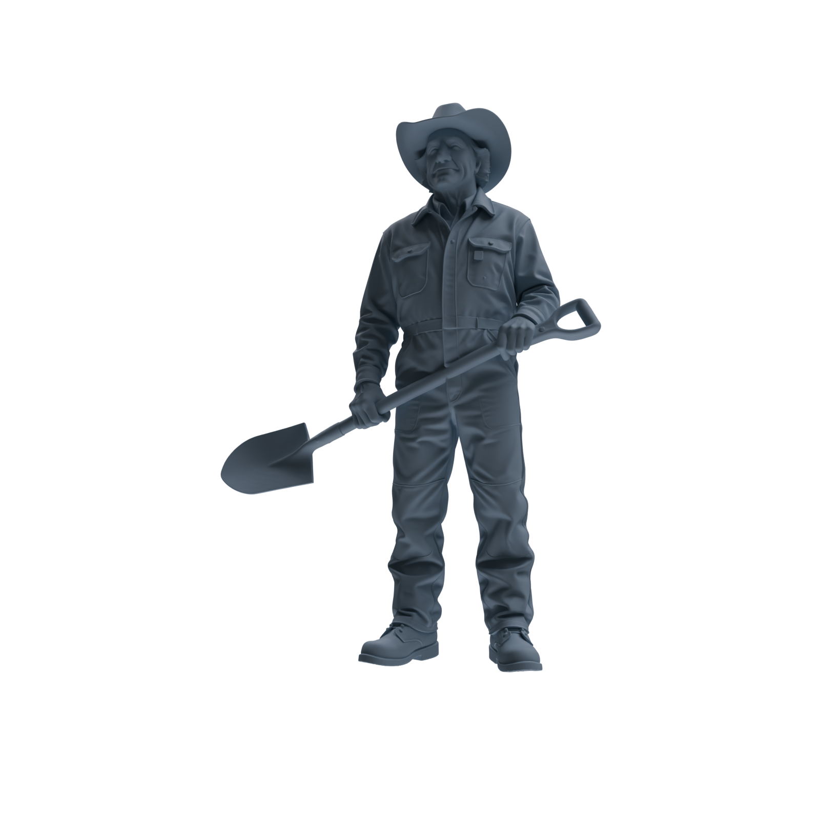 Detail view of MRY-SFW LYTR922 Farm Cowboy Worker Multi-pose Modern Model 3 pcs Model