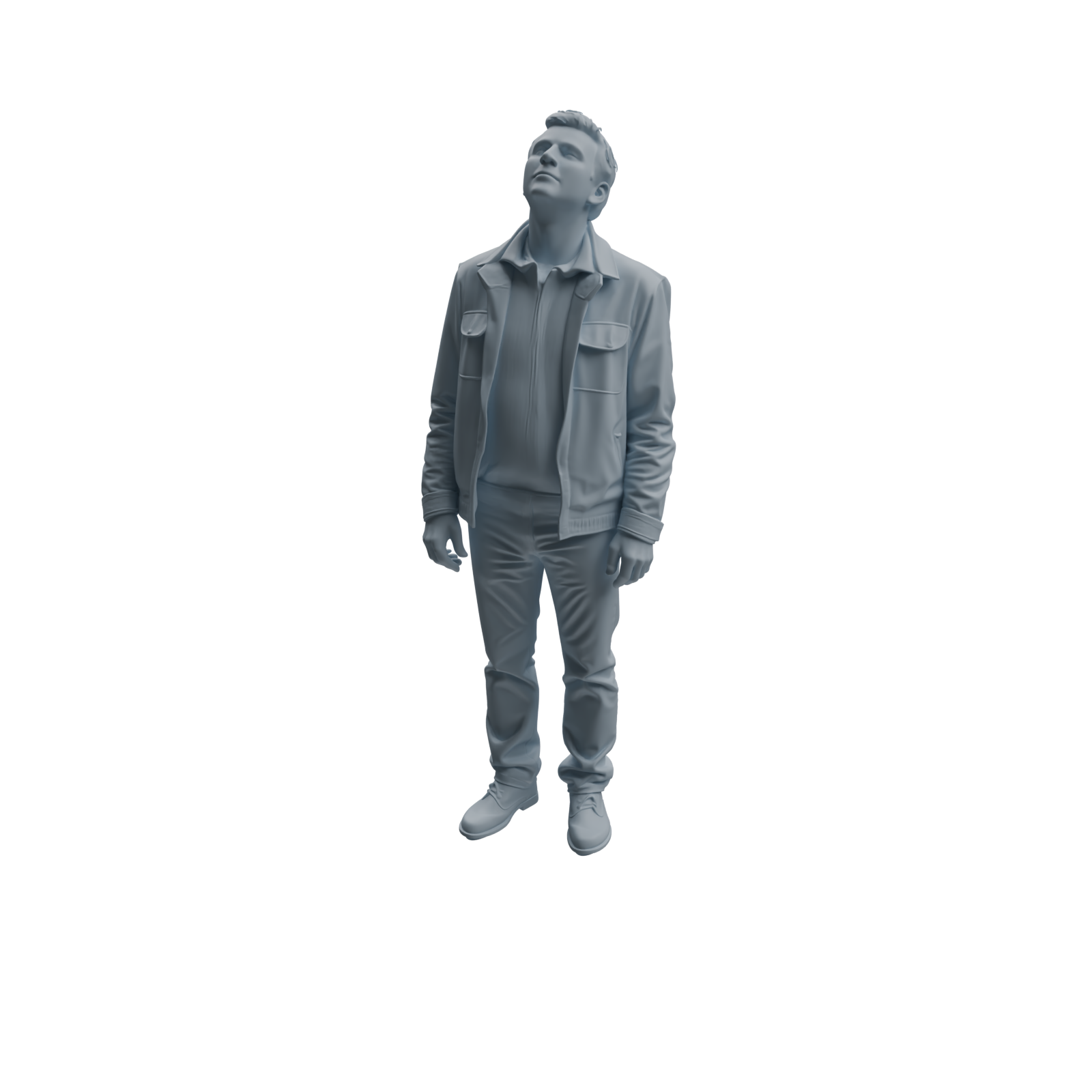 Detail view of MRY-SFW LYTR988 Modern Casual Male Character Modern Model 4 pcs Model