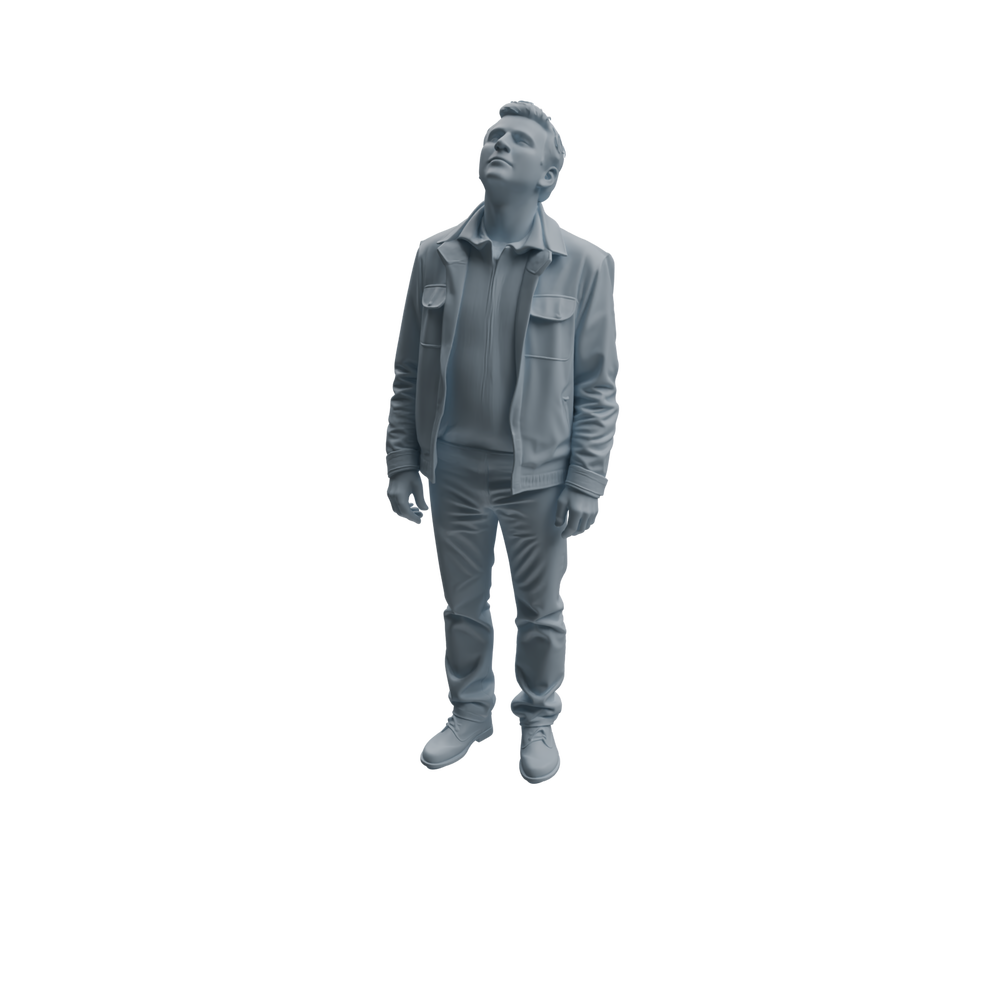 Detail view of MRY-SFW LYTR988 Modern Casual Male Character Modern Model 4 pcs Model