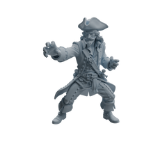 Detail view of MRY-SFW LYTR1097 Combat Pose Pirate Character Modern Model 4 pcs Model