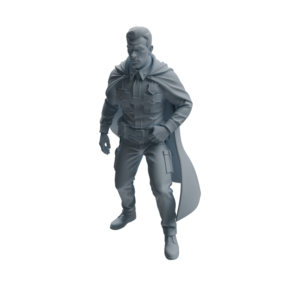 Detail view of MRY-SFW LYTR951 Tactical Cape Uniform Man Character Modern Model 4 pcs Model