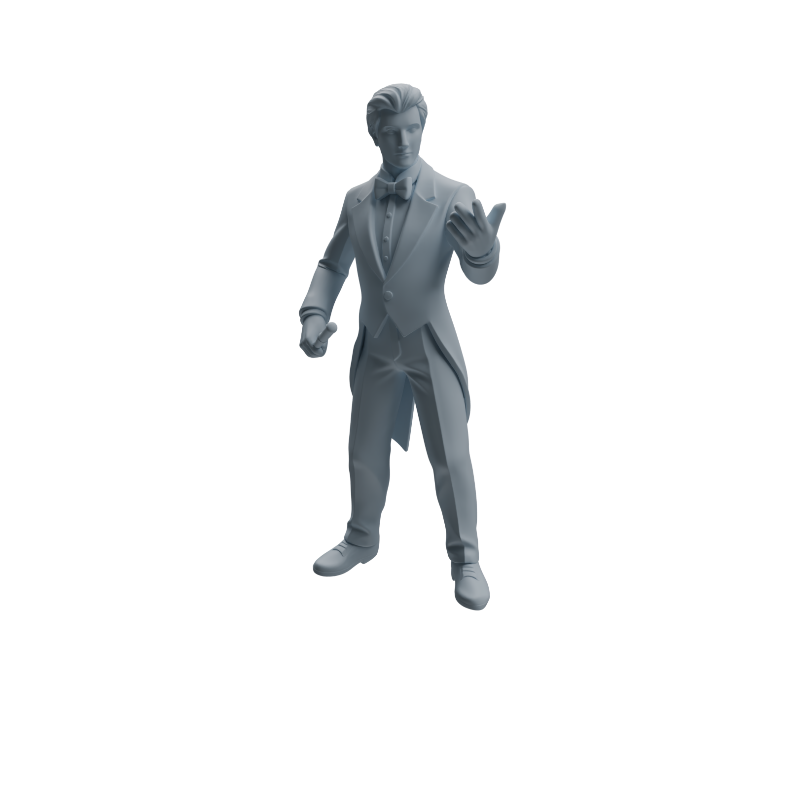 Detail view of MRY-SFW LYTR1050 Magician Performance Pose Character Modern Model 3 pcs Model