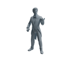 Detail view of MRY-SFW LYTR1050 Magician Performance Pose Character Modern Model 3 pcs Model