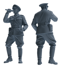 Detail view of MRY-SFW LYGR588 WWII French Army Six-Person Entertainment Group Model