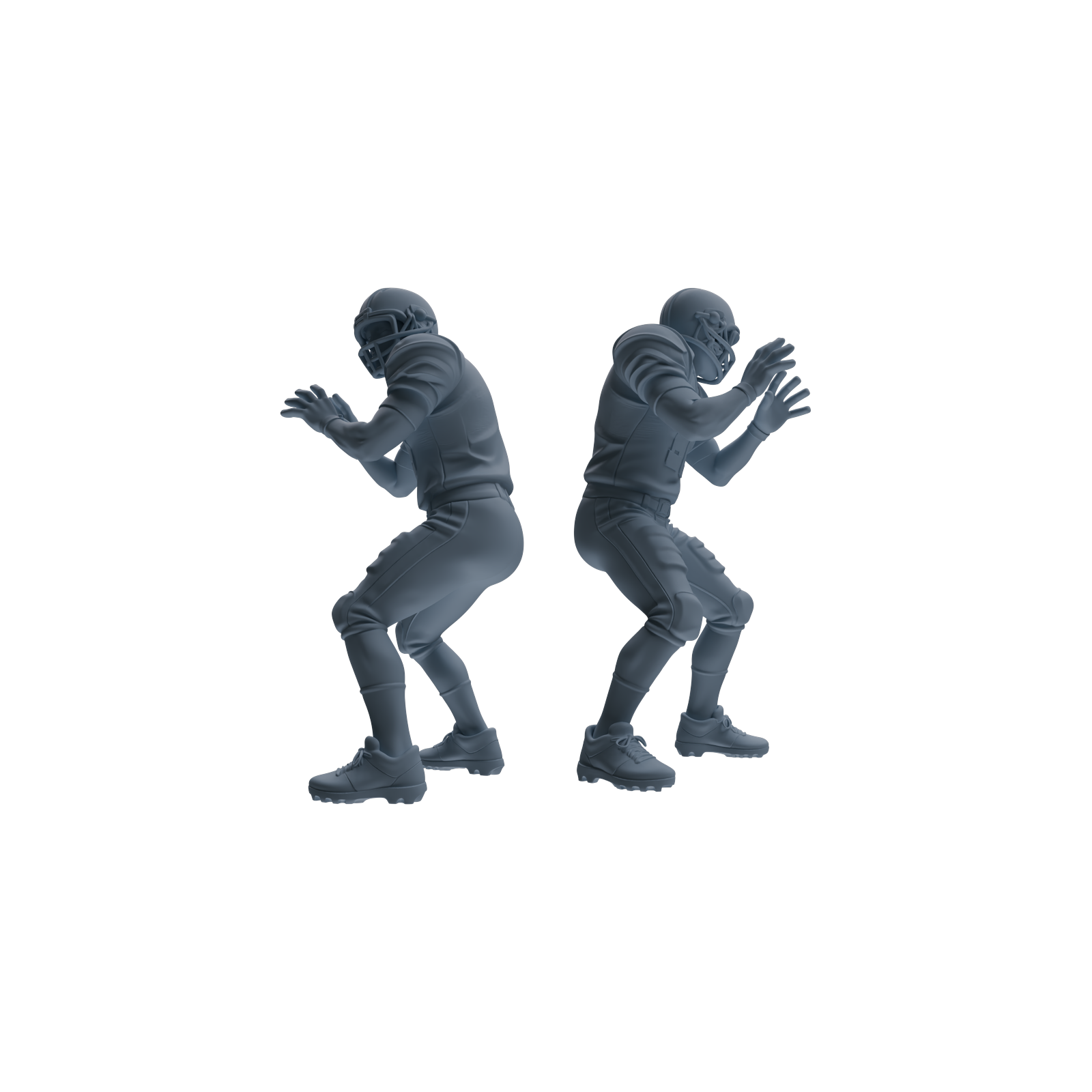 Detail view of MRY-SFW LYTR809 American Football Player Figure Modern Model 5 pcs Miniature Car Diorama Figures Scene Props Accessories Resin Model
