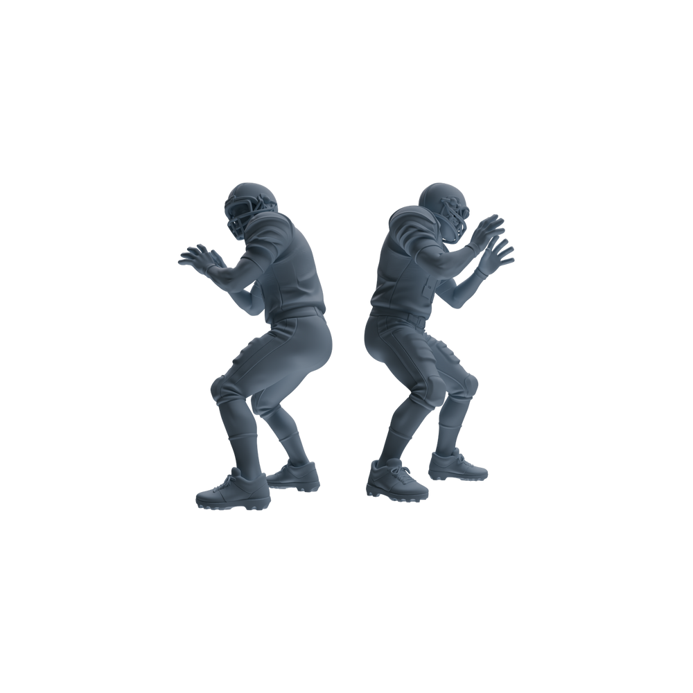 Detail view of MRY-SFW LYTR809 American Football Player Figure Modern Model 5 pcs Miniature Car Diorama Figures Scene Props Accessories Resin Model