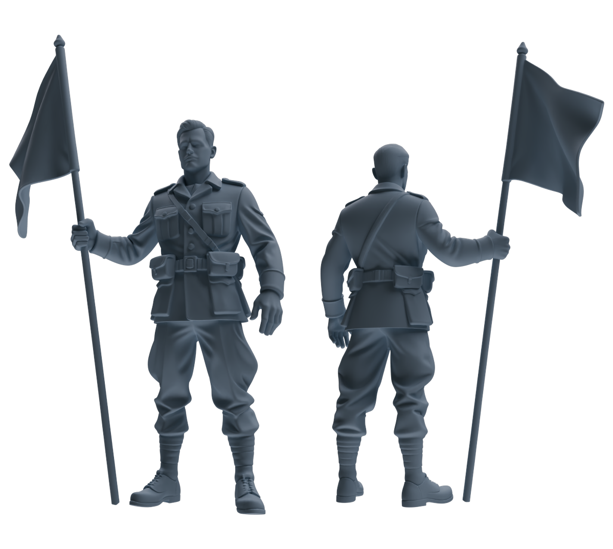 MRY-SFW SSTR176 Miniatures Soldier Model Kit Special Forces Soldier Modern Model 3 pcs