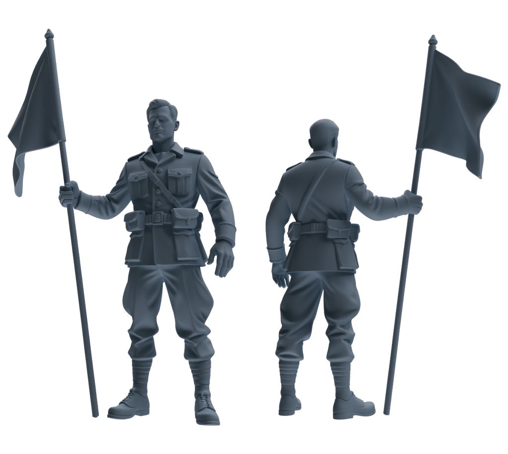MRY-SFW SSTR176 Miniatures Soldier Model Kit Special Forces Soldier Modern Model 3 pcs