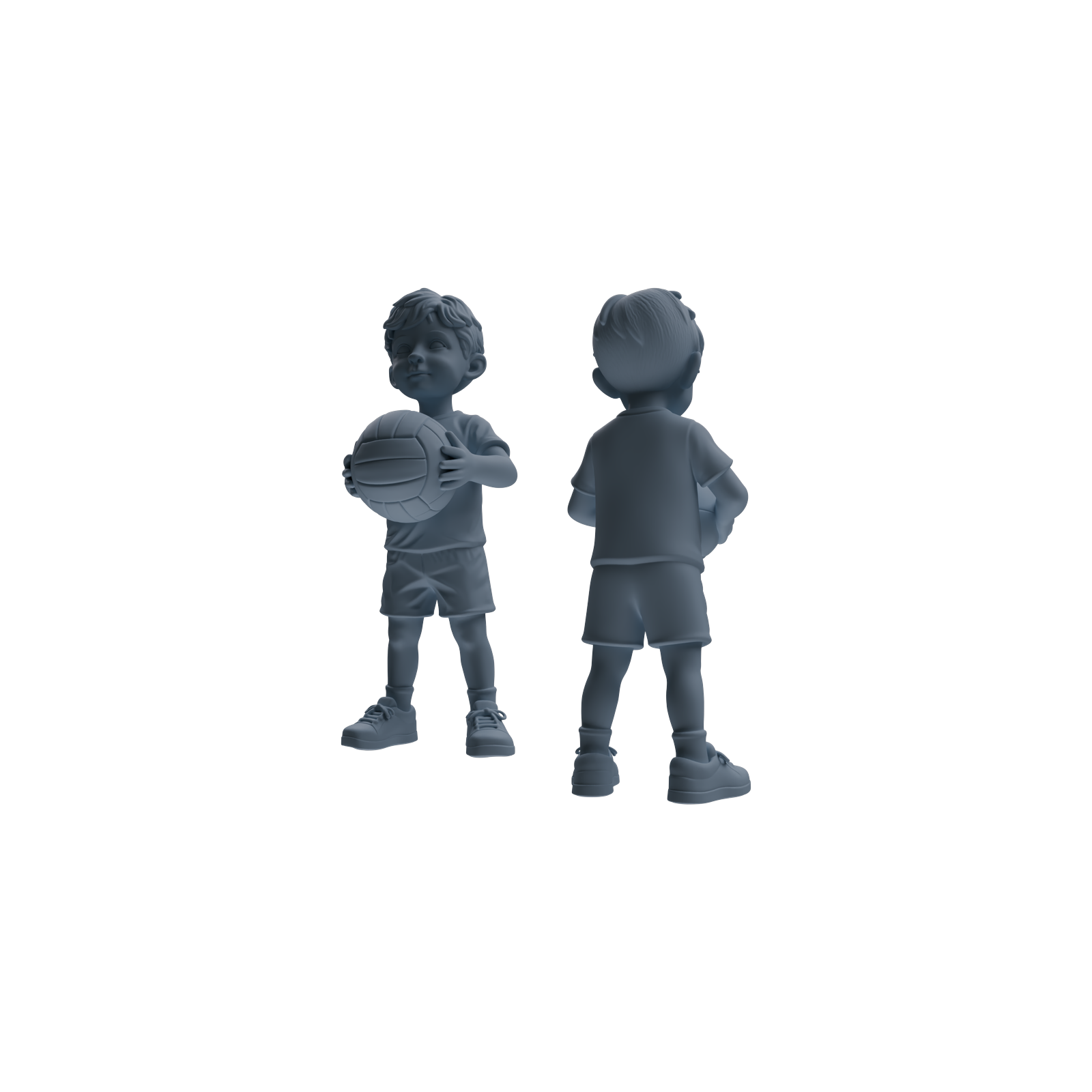 Detail view of MRY-SFW LYTR819 Child Basketball Player Figure Modern Model 6 pcs Miniature Car Diorama Figures Scene Props Accessories Resin Model