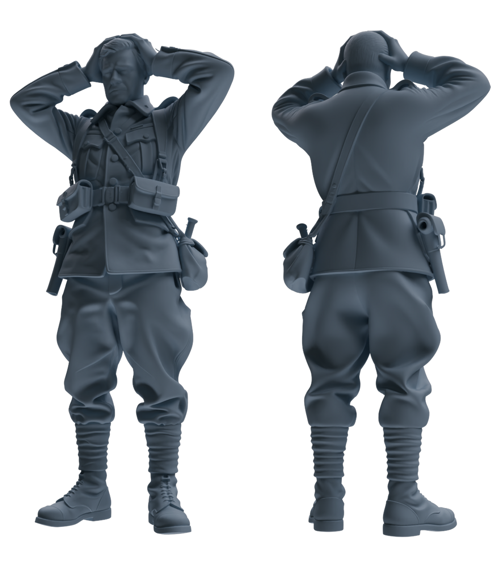 MRY-SFW SSTR197 Miniatures Soldier Model Kit Multi-Pose Soldier Modern Model 5 pcs